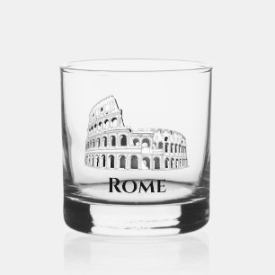 Verre À Whisky Rome Italie Colisée italienne