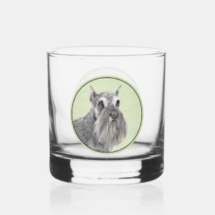 Verre À Whisky Schnauzer (Giant, Standard) Peinture - Chien Art