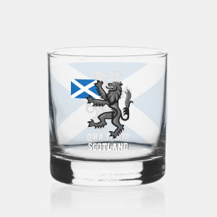 Verre À Whisky Scotland, patriotique, Rampant, Drapeau écossais