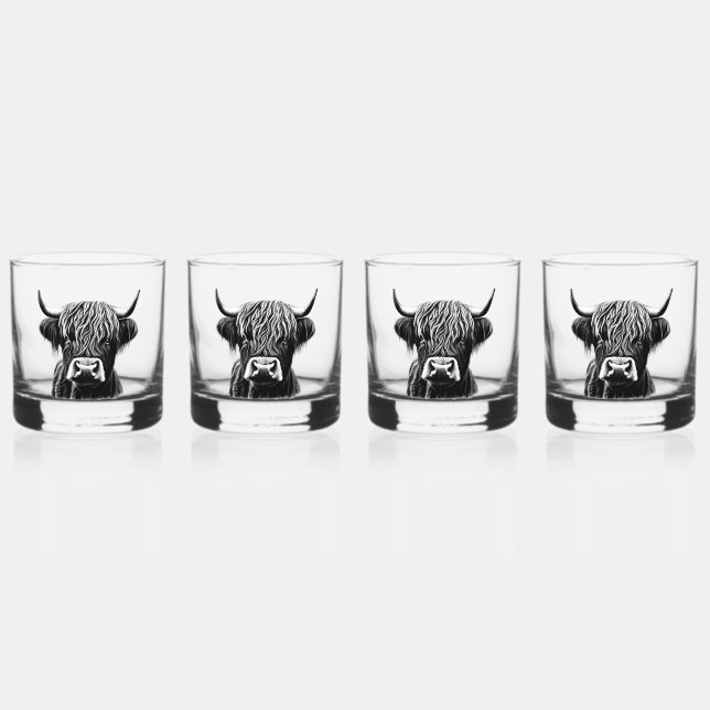 Verre À Whisky Scottish Highland Vêtements à whisky (Recto)