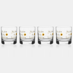 Verre À Whisky Sunflower Gold Vous Êtes Mon Sunshine,