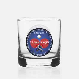 Verre À Whisky Table Tennis Ping Pong Drinkware Rocks