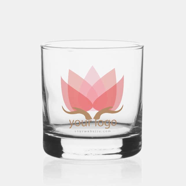 Verre À Whisky Téléchargement du logo professionnel personnalisé  (Recto)