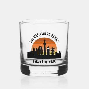Verre À Whisky Tokyo Japon Sunset Custom Vacances Souvenir