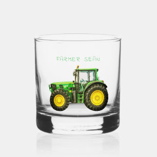 Verre À Whisky Tracteur John Deere pour agriculteurs