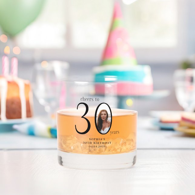Verre À Whisky Trente photos minime 30e anniversaire (Insitu (Anniversaire))