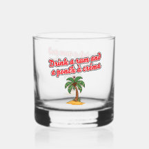 Trini Christmas Cocktail Glass