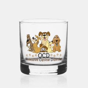 Verre À Whisky Trouble de la canine Obsessive de l'OCD
