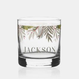 Verre À Whisky Verdure bouchée avec nom