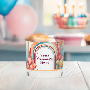 Verre À Whisky Watercolor Rainbow Bliss Party
