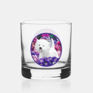 Verre À Whisky West Highland White Terrier Peinture Chien Art