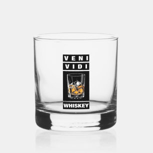 Verre À Whisky Whiskey Veni Vidi Citation Drôle Pour Les Amateu