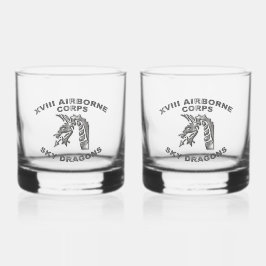 VERRE À WHISKY XVIII AIRBORNE CORPS
