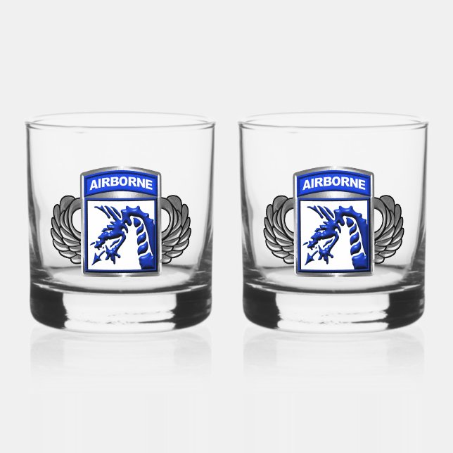 VERRE À WHISKY XVIII AIRBORNE CORPS (Recto)