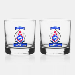 VERRE À WHISKY XVIII AIRBORNE CORPS