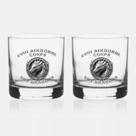 VERRE À WHISKY XVIII AIRBORNE CORPS