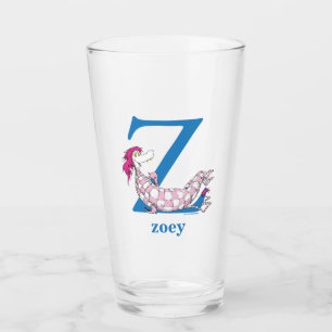 Verre ABC du Dr Seuss : Lettre Z - Bleu   Ajouter Votre 