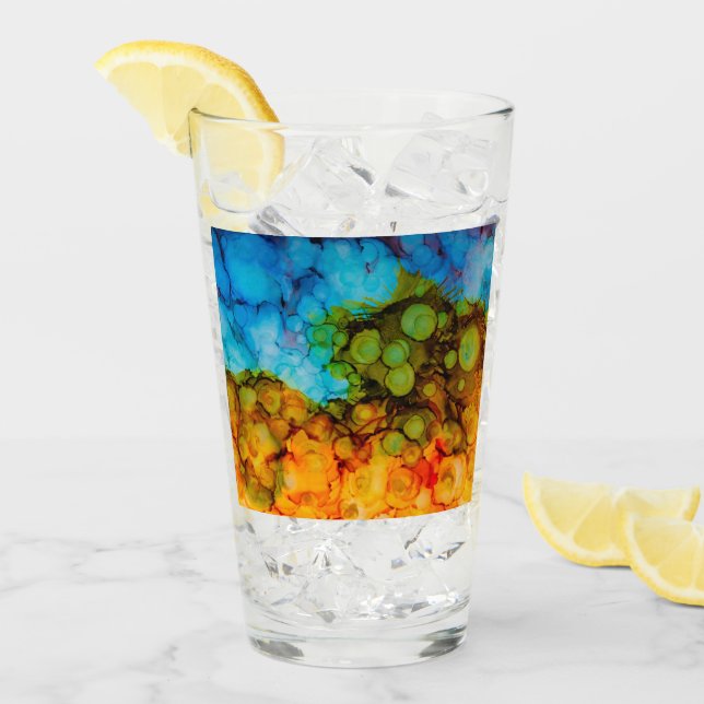 Verre Abrégé sur désert (Devant glace)
