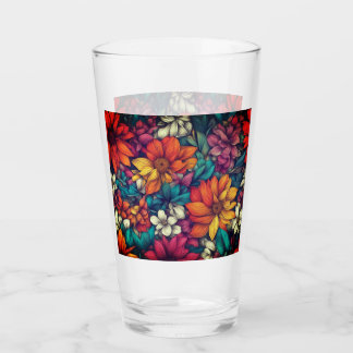 Verre Abstrait floral #71