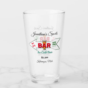 Verre Accueil Bar de sport Bière Soda Tumblasse Lunettes