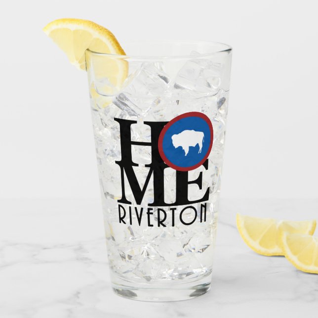 Verre ACCUEIL Riverton Wyoming (Devant glace)