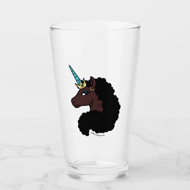 Verre Afro Unicorn | Magique (Devant)