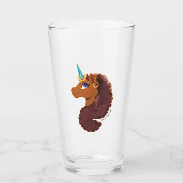 Verre Afro Unicorn | Unique (Devant)