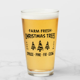 VERRE AGRICULTURE NOËL FRAIS ARBRES