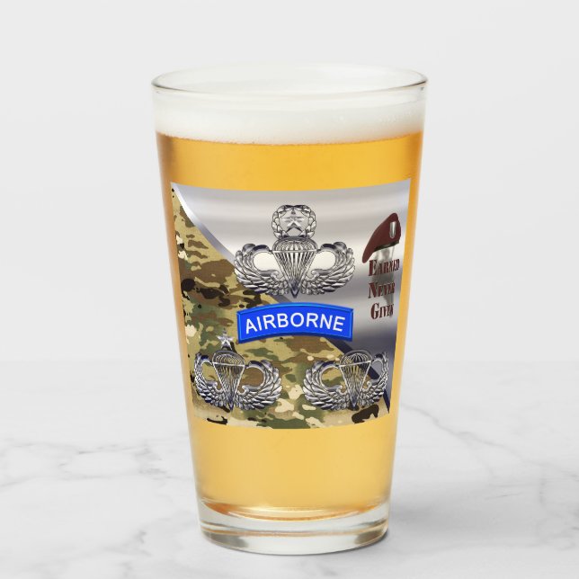 Verre Ailes aéroportées - jamais gagnées (Devant (rempli))