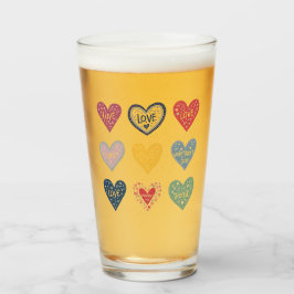 Verre Aimer boire des lunettes