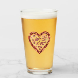 Verre Aimer boire des lunettes