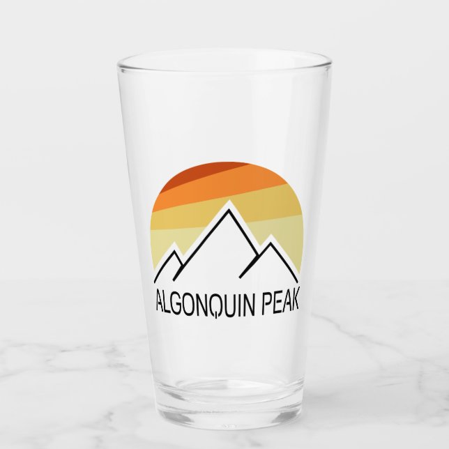 Verre Algonquin Peak Retro (Devant)