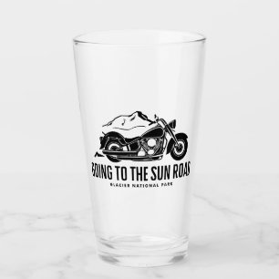Verre Aller À La Moto Sun Road Montana