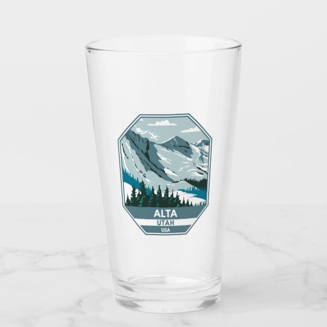 Verre Alta Ski Area Hiver Utah (Devant)