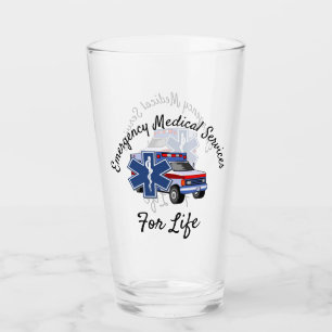 Verre Ambulance EMS Pour La Vie   