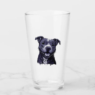 Verre American Staffordshire Terrier