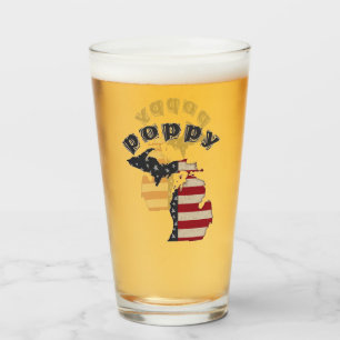 Verre Americana Michigan Poppy Personnaliser