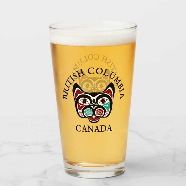 Verre Amérindien rouge noir vert vector Art Kitty (Dos (rempli))