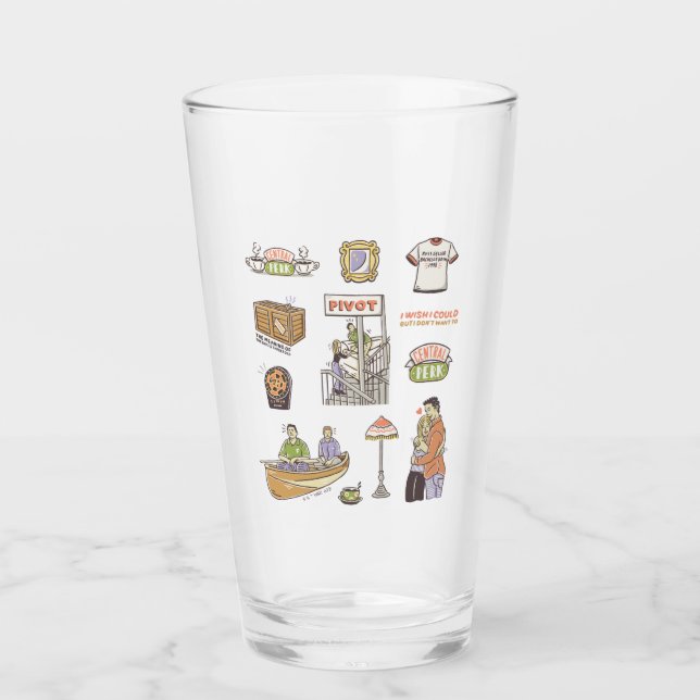 Verre AMIS™ | Icônes de dessin (Devant)