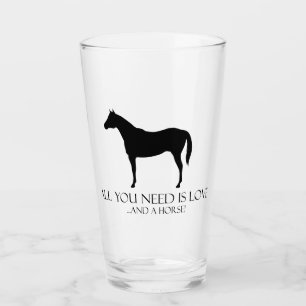 Verre Amour Et Cheval