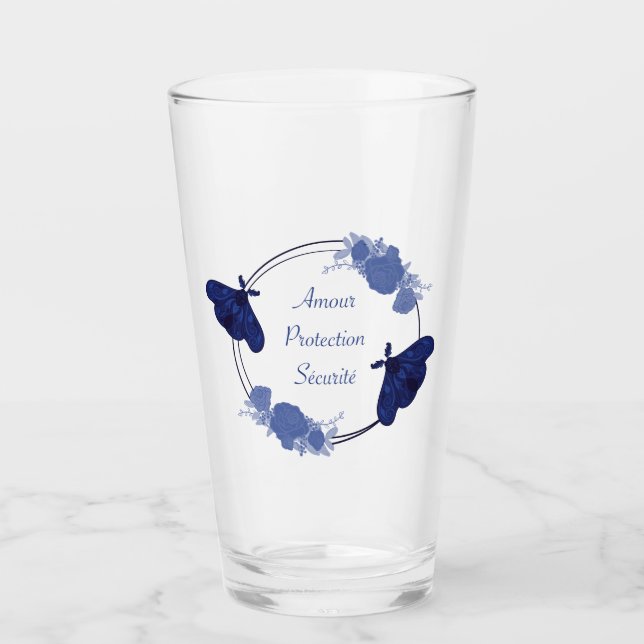 Verre Amour, protection, sécurité (Devant)