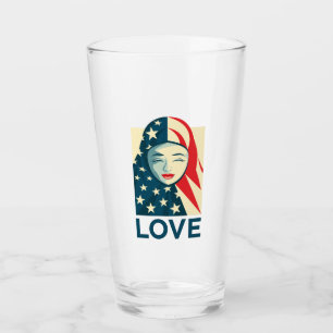 Verre Amour Réfugié musulman