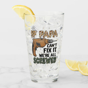 Verre Amusant Pun Père plaisanter   FÊTE DES PÈRES