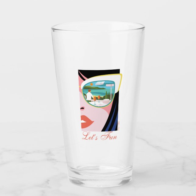 Verre Amusons-nous - Le Lotus Blanc (Devant)