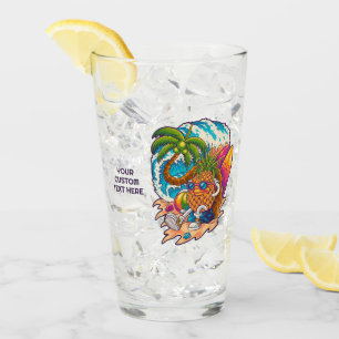 Verre Ananas de navigation de texte personnalisé