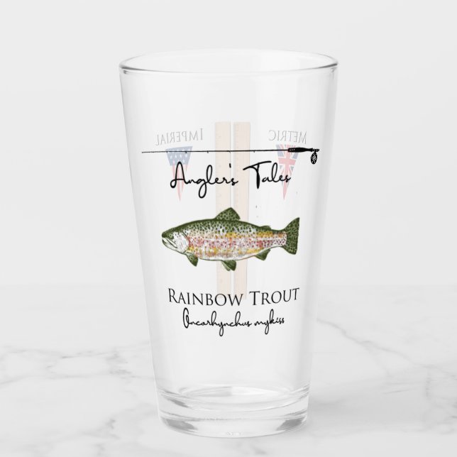 Verre Angler's Tales Pint Glass - Histoire des pêcheurs (Devant)