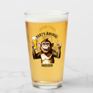 Verre Animal de partie de texte personnalisé
