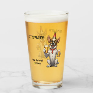 Verre Animal de partie de texte personnalisé