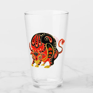 Verre Année du boeuf