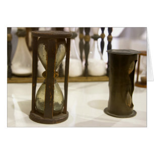 Verre antique d'heure